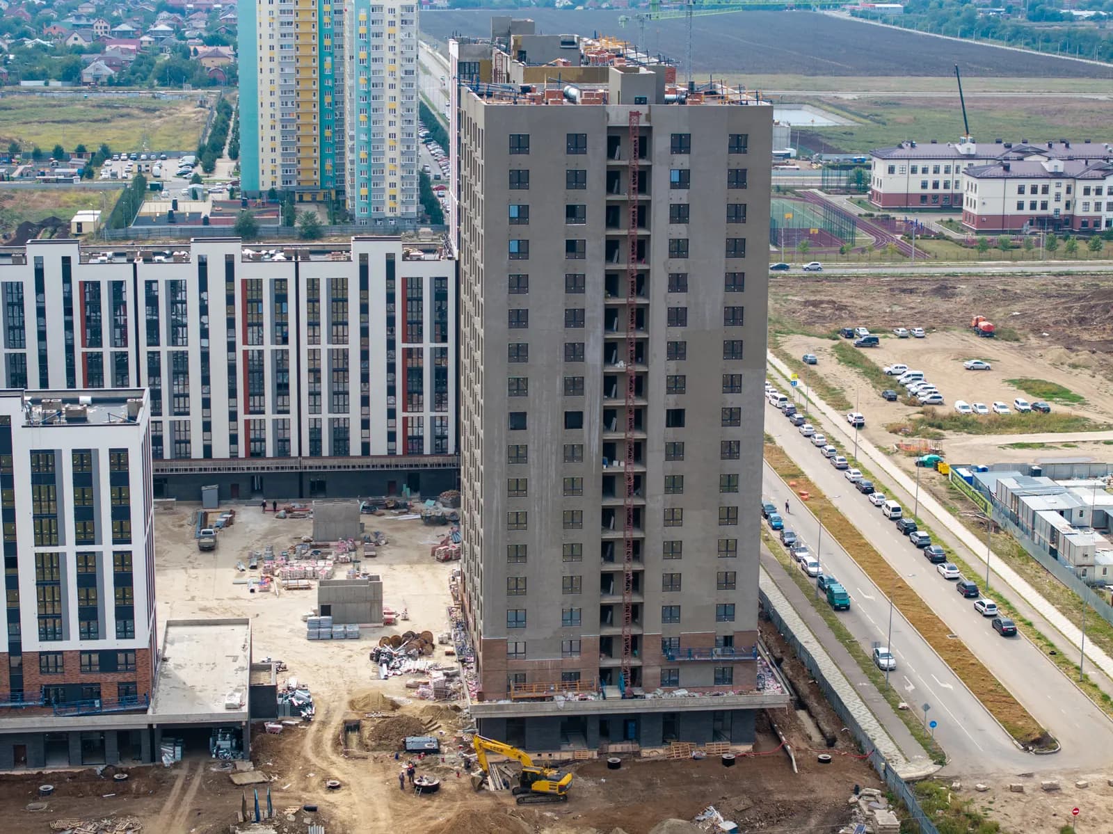 ПЕРВОЕ МЕСТО (Литер 1 квартал 1.1): ход строительства, сентябрь 2026