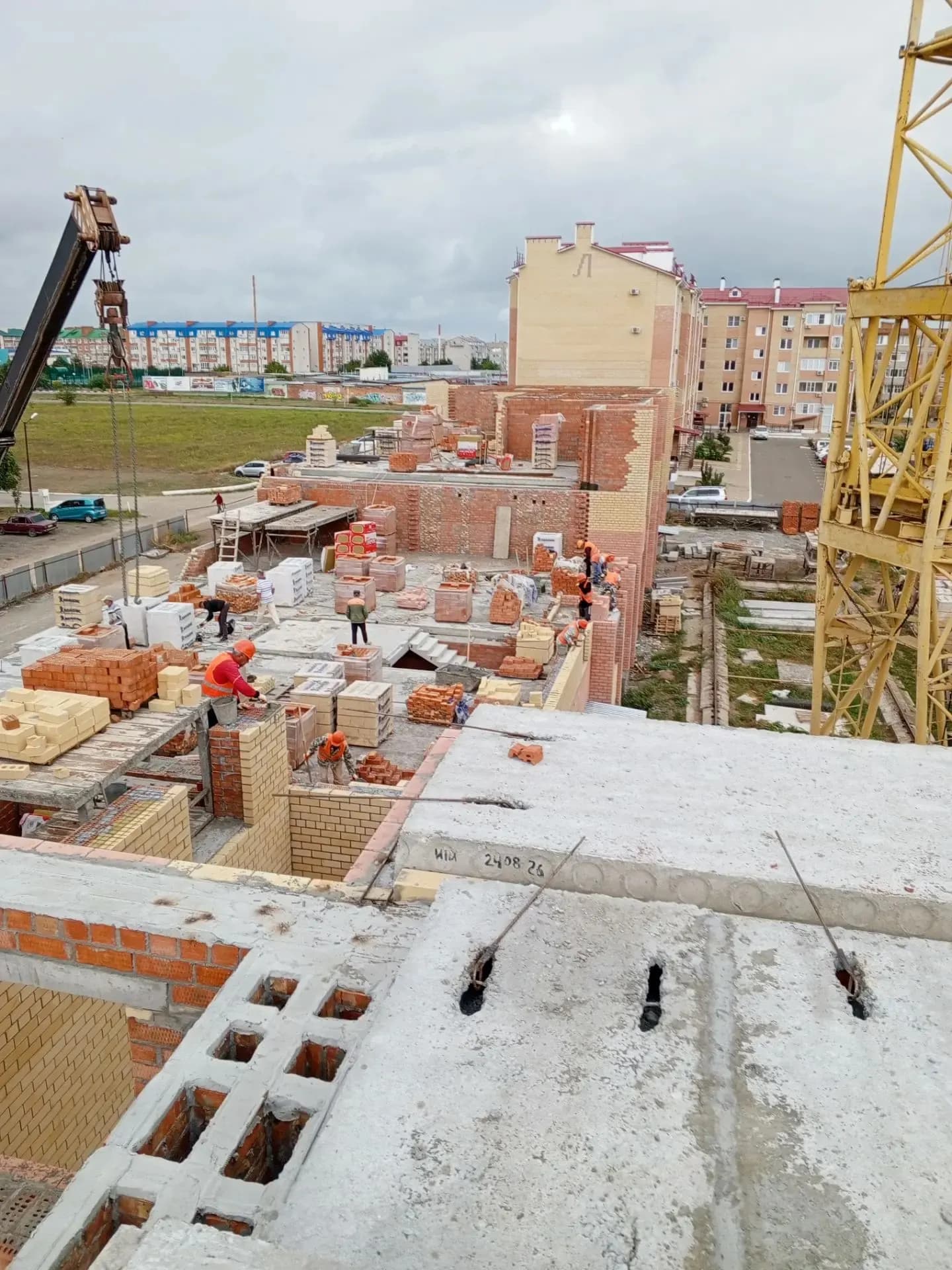 Жилой дом, Ейск, Улица Западная: ход строительства, сентябрь 2026
