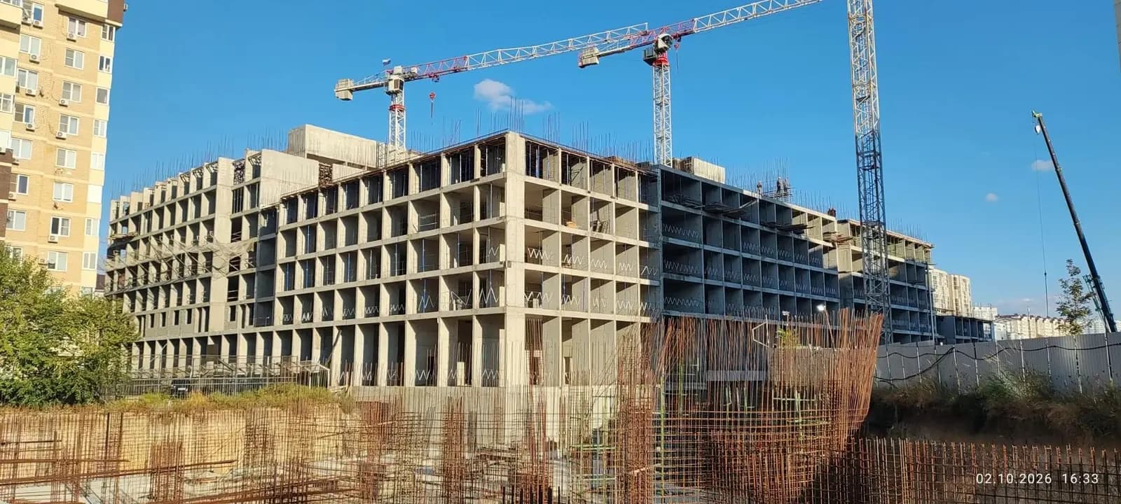 На Высоком берегу: ход строительства, октябрь 2026