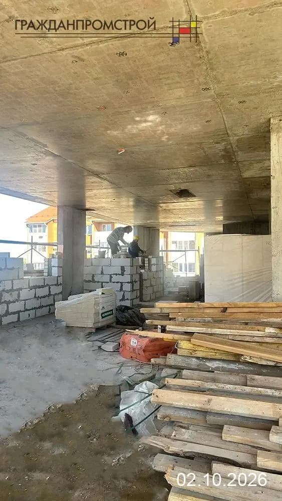Жилой дом, Ейск, Улица Красная: ход строительства, октябрь 2026